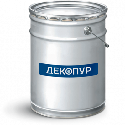 Двухкомпонентная полиур. грунт-эмаль ДЕКОПУР-ФЛЕКС комп. А тара 20 л фасовка 20 кг цвет RAL 7045